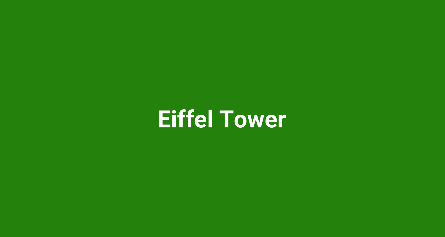 Eiffel Tower