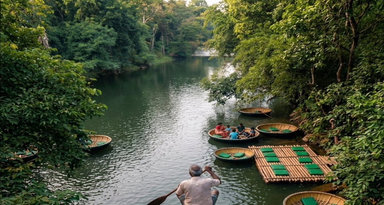 Adavi Eco‑Tourism Bamboo Hut ( Konni - Kallar )