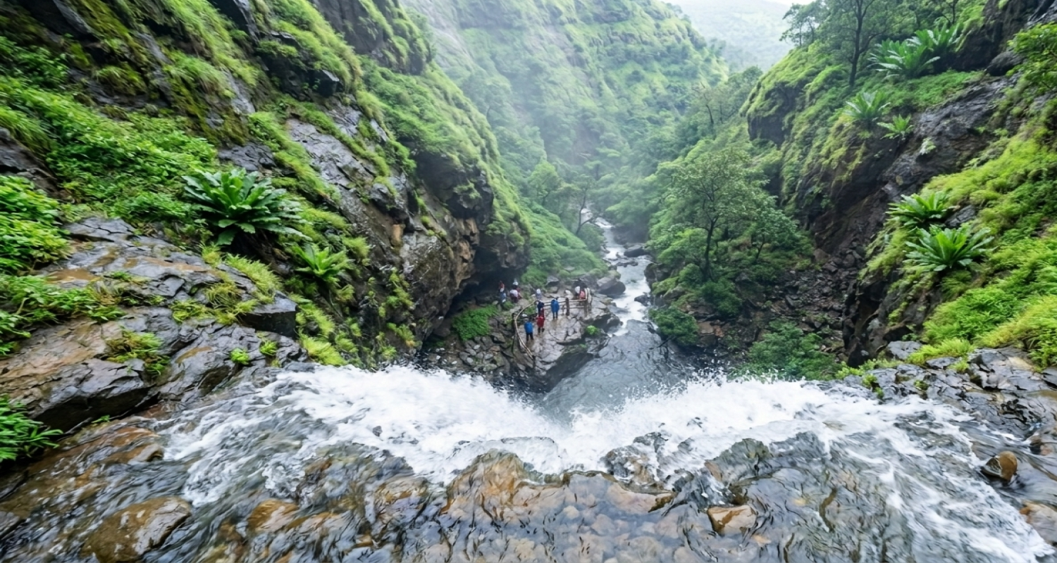 Anjani Caves & Waterfall