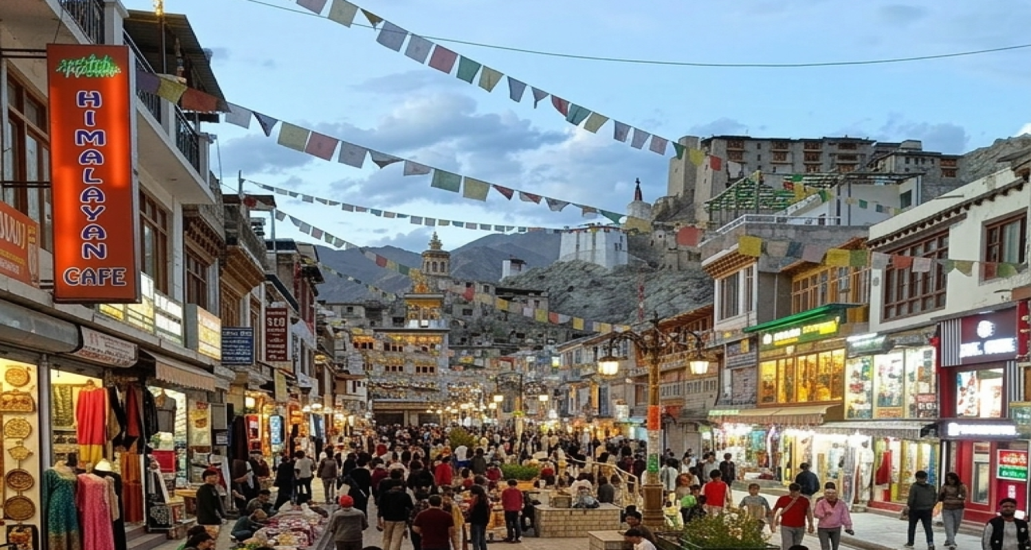 Leh Main Market