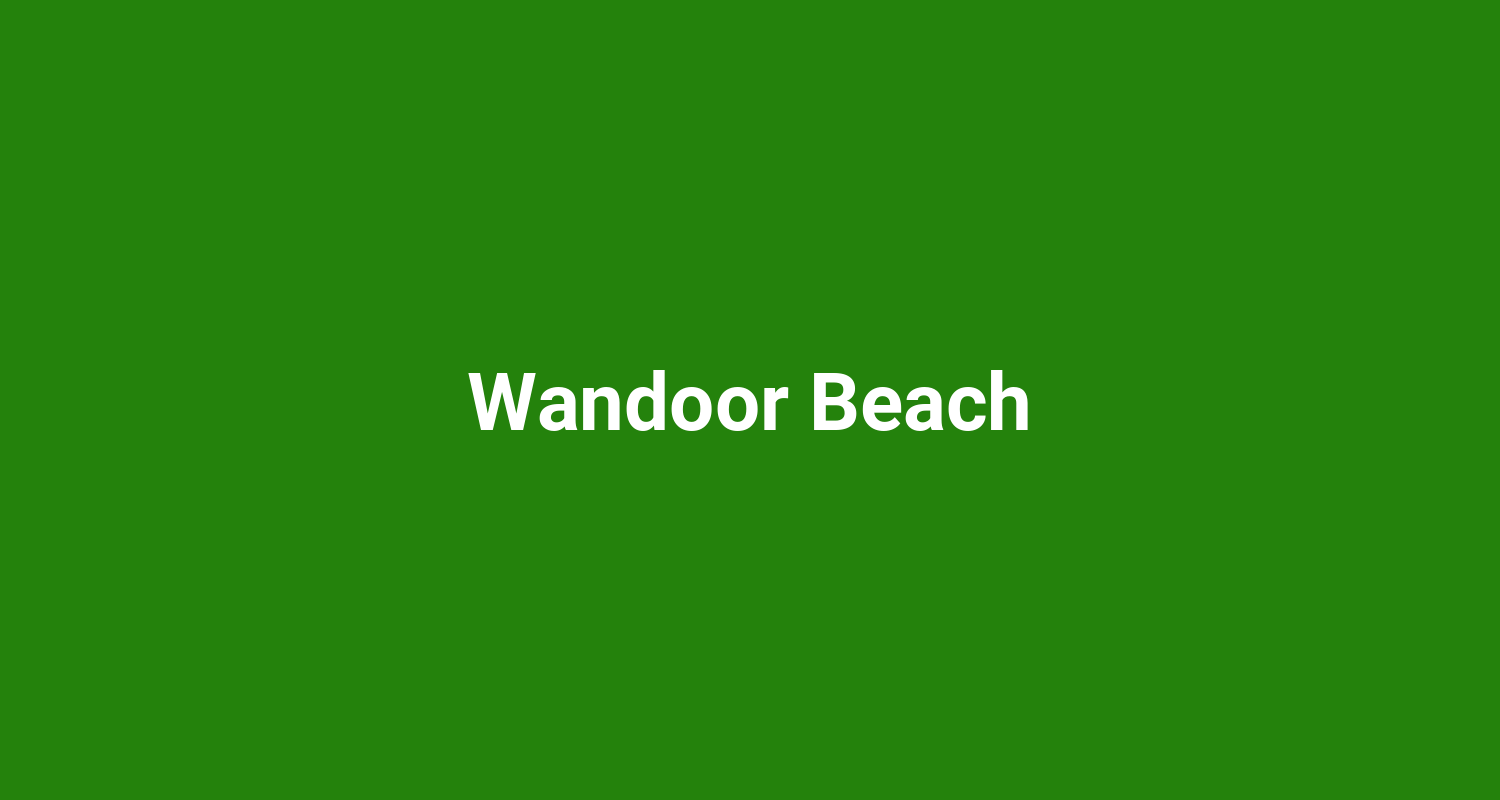 Wandoor Beach