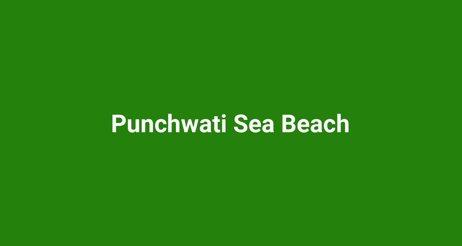 Punchwati Sea Beach