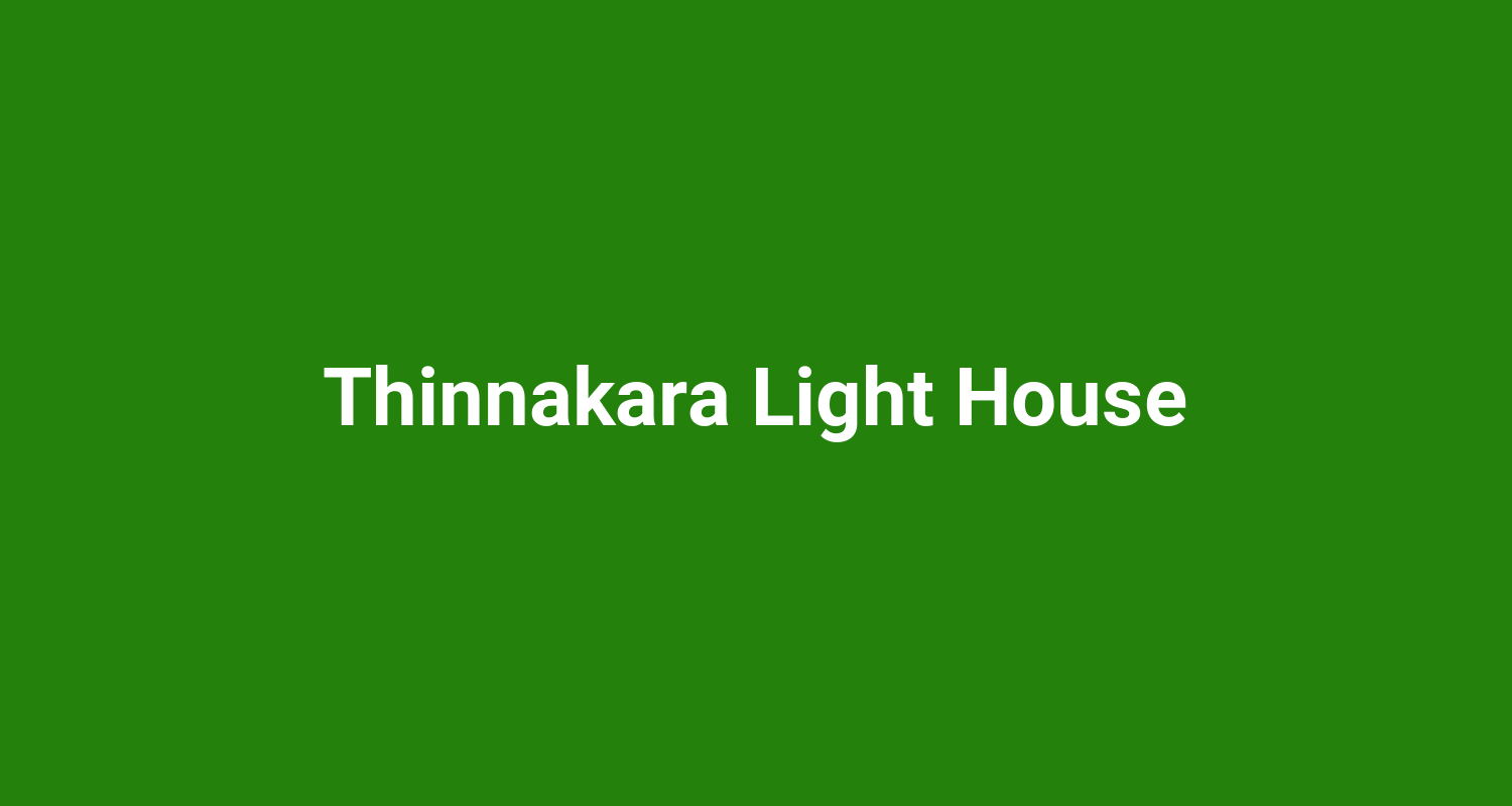 Thinnakara Light House