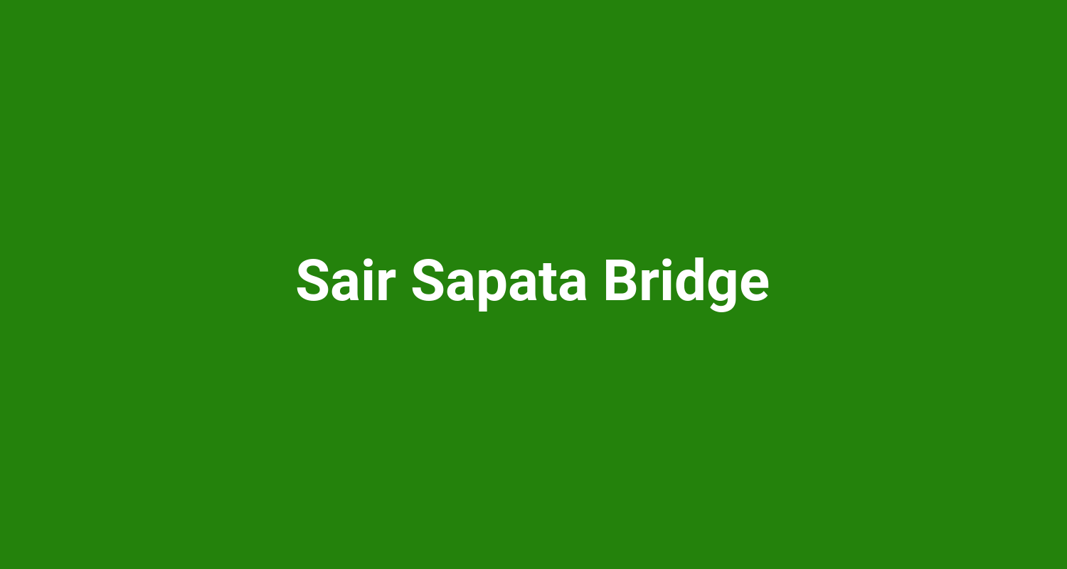 Sair Sapata Bridge