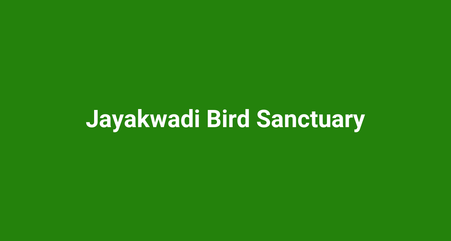 Jayakwadi Bird Sanctuary