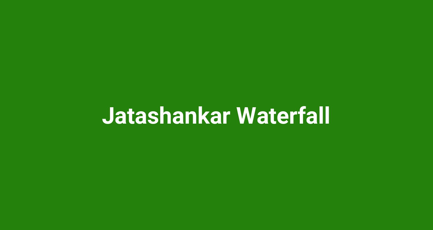 Jatashankar Waterfall
