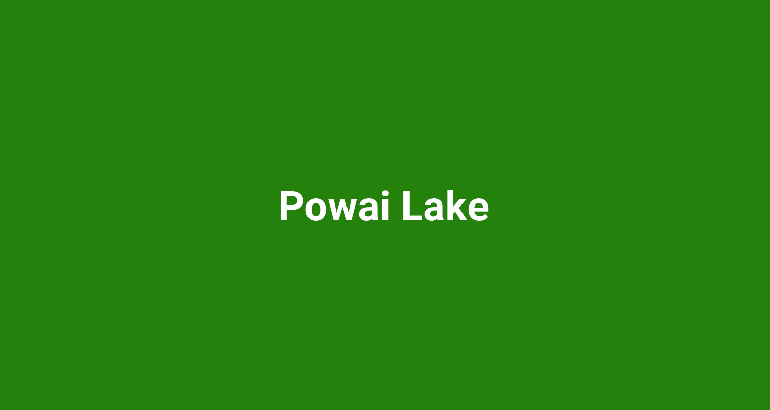 Powai Lake