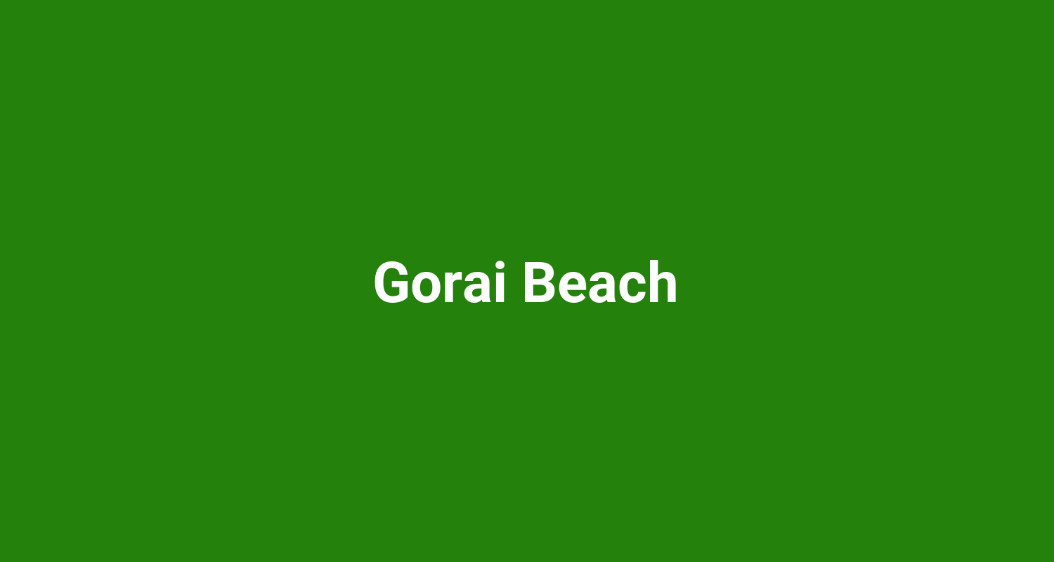 Gorai Beach
