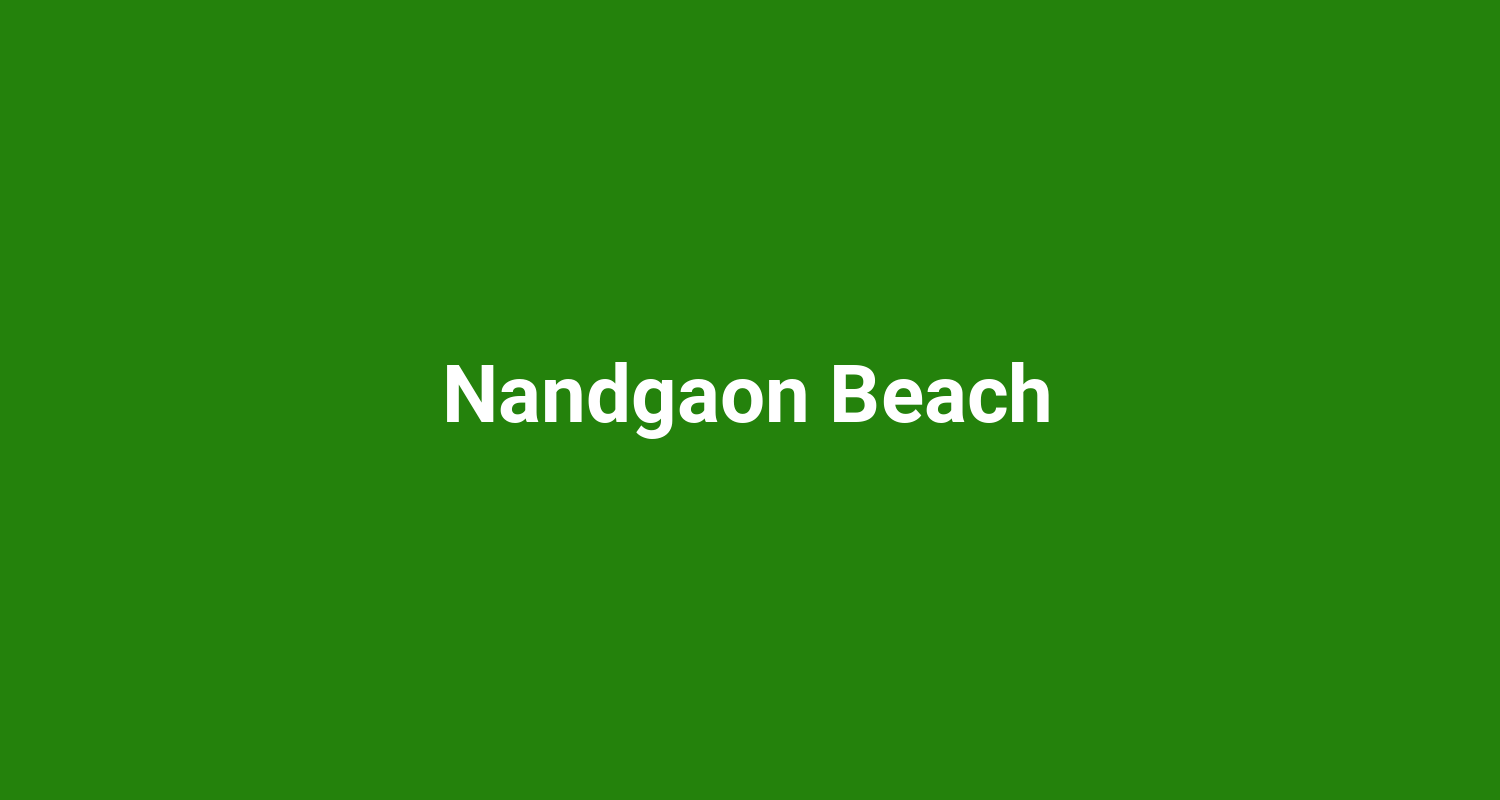 Nandgaon Beach