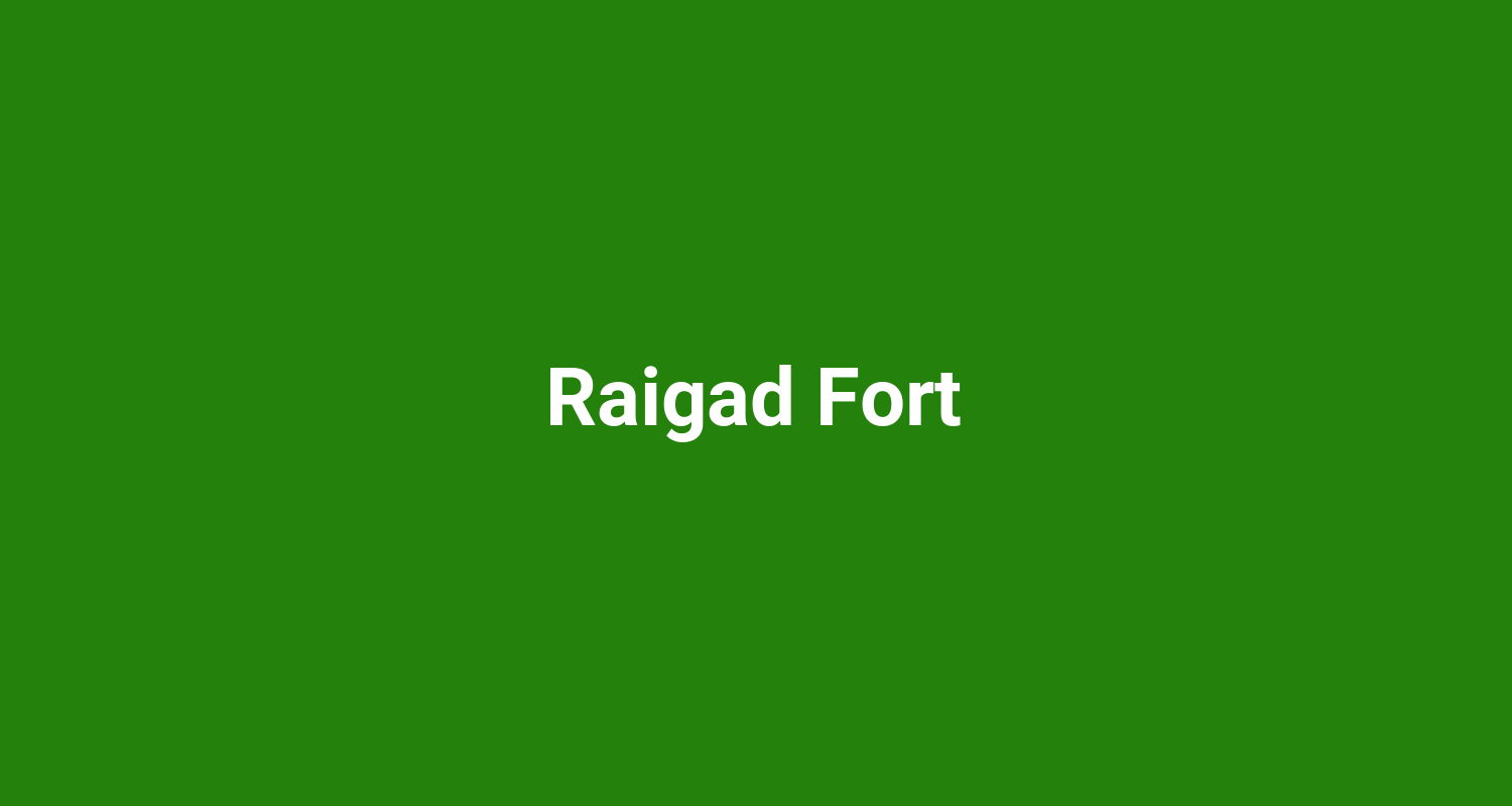 Raigad Fort