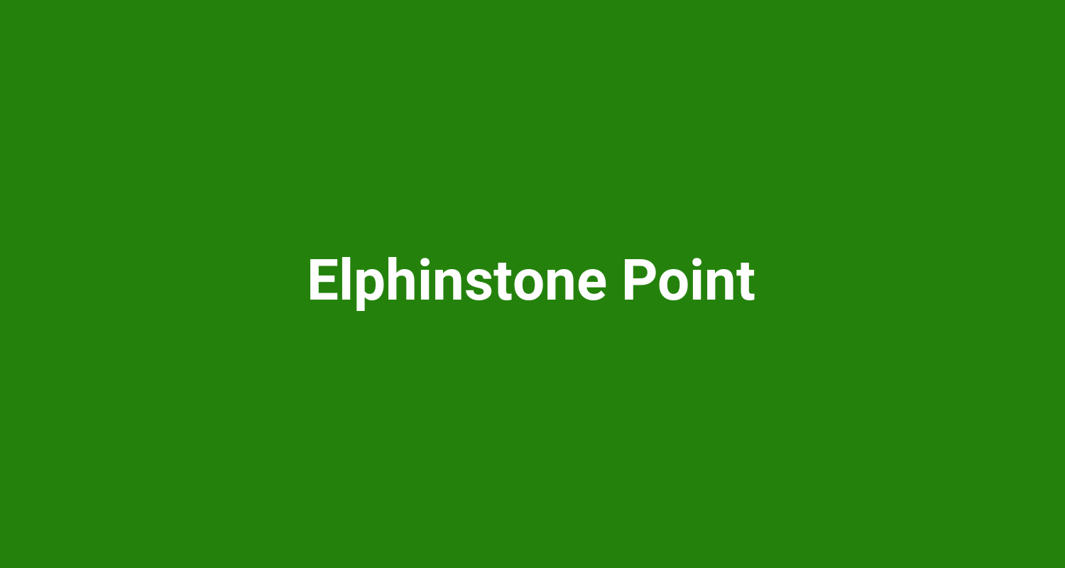 Elphinstone Point