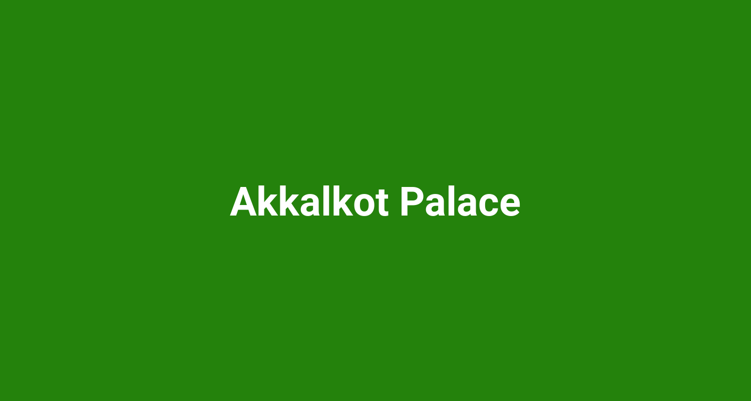 Akkalkot Palace