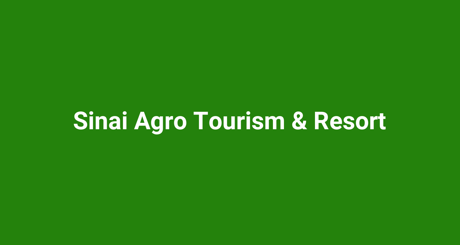 Sinai Agro Tourism  Resort