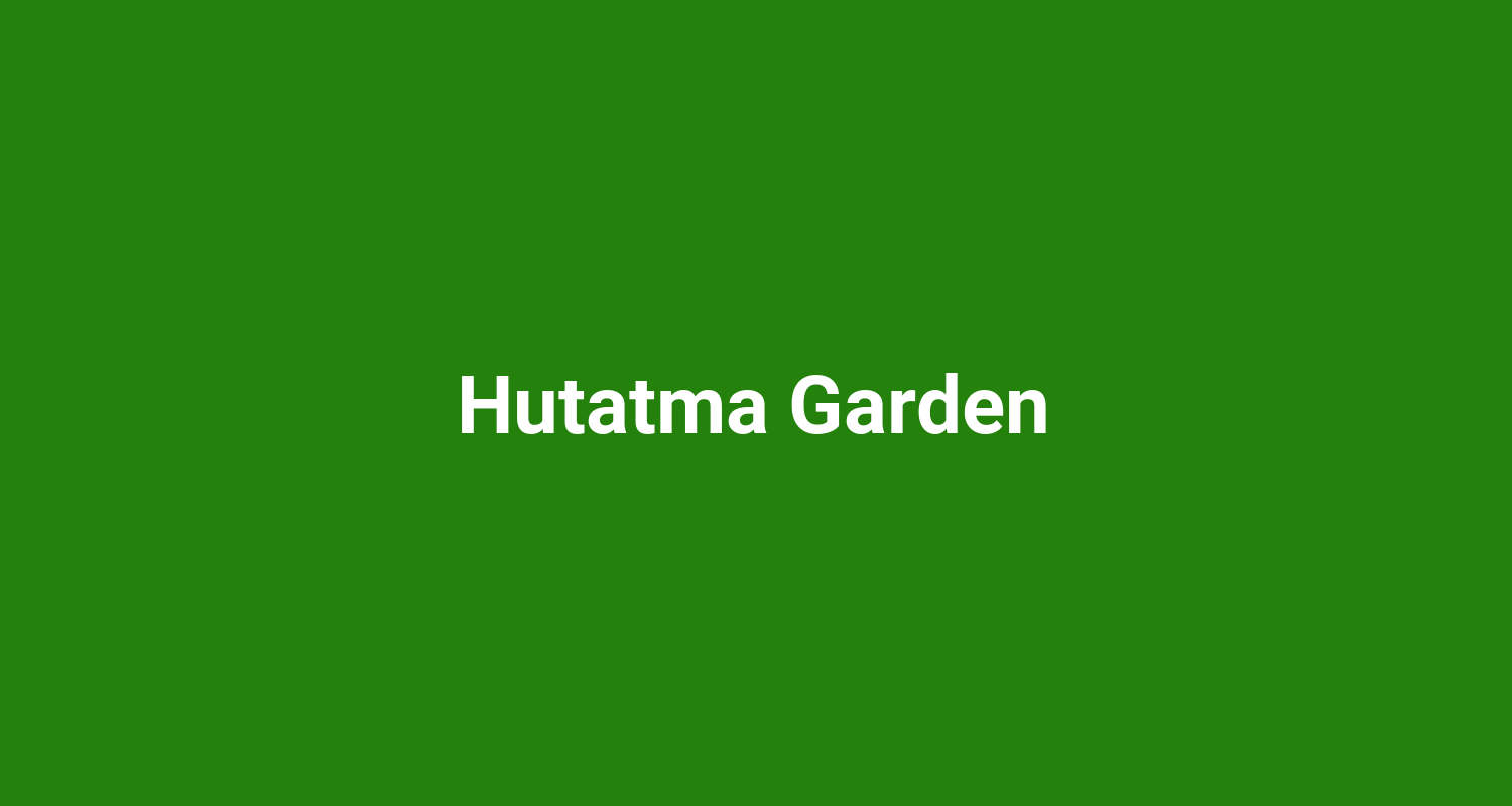 Hutatma Garden