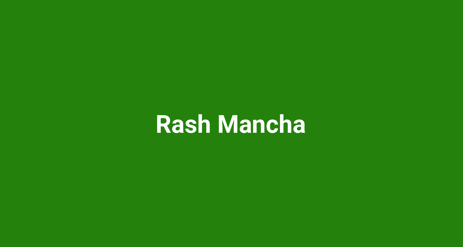 Rash Mancha