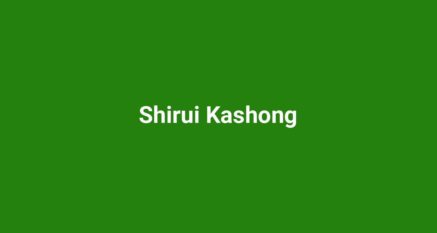Shirui Kashong
