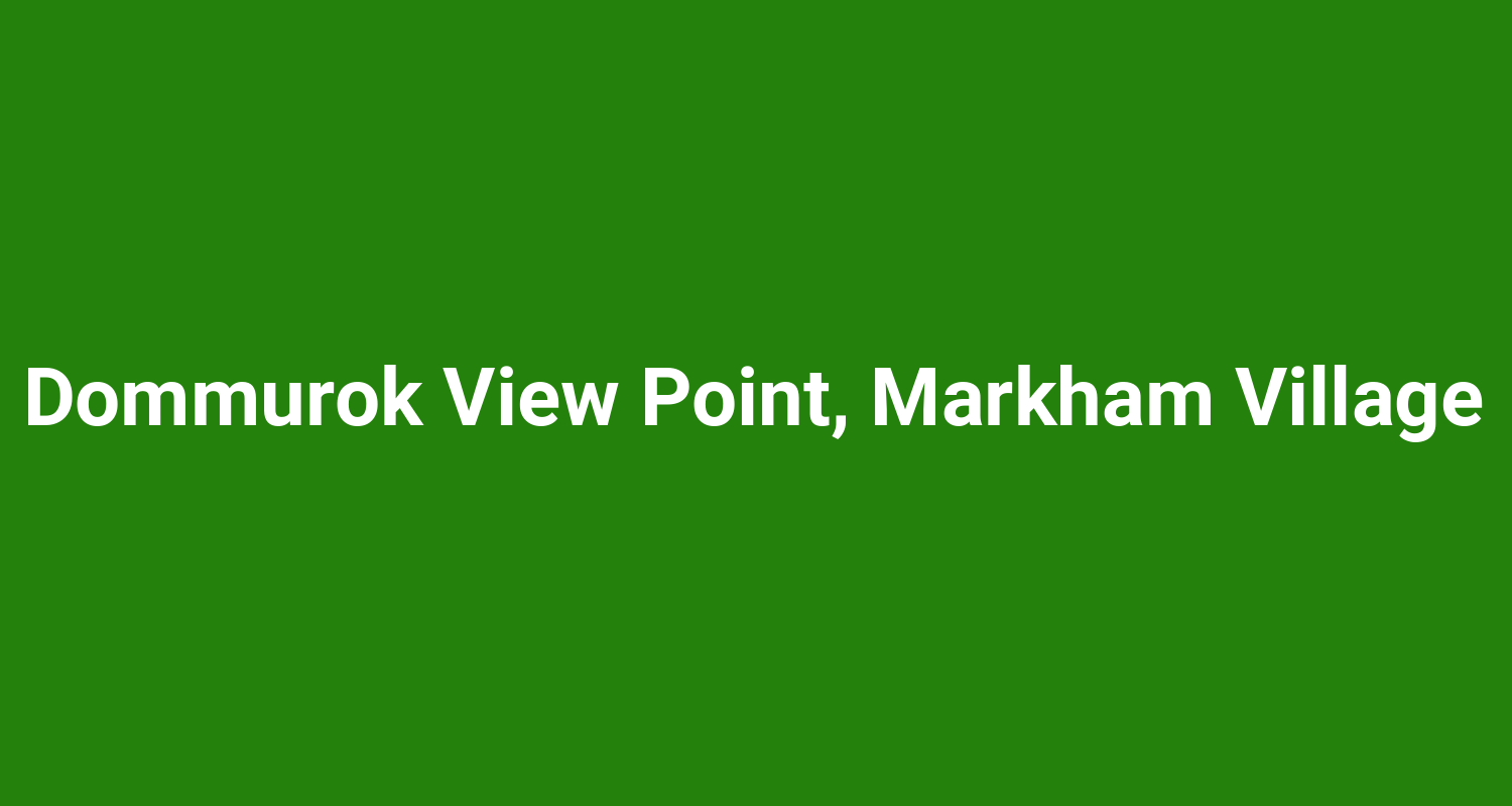 Dommurok View Point Markham Village