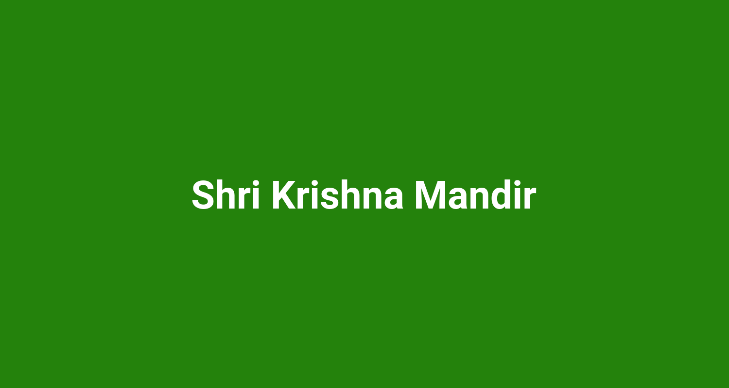 Shri Krishna Mandir