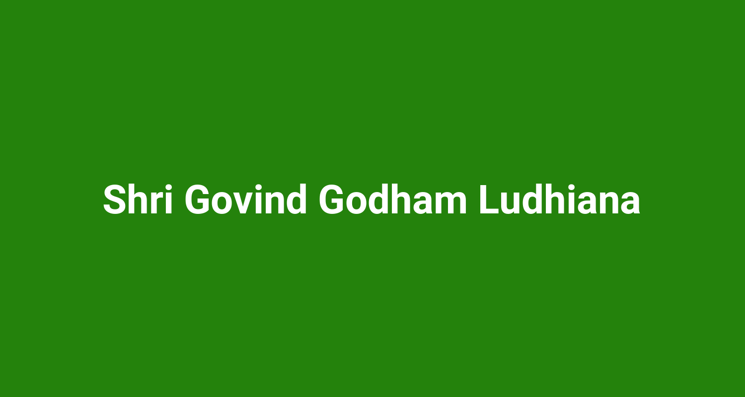 Shri Govind Godham Ludhiana