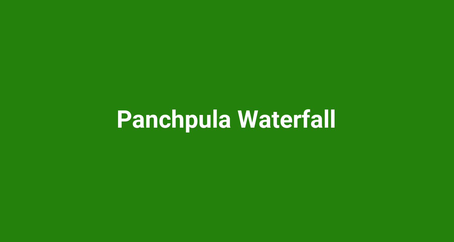 Panchpula Waterfall