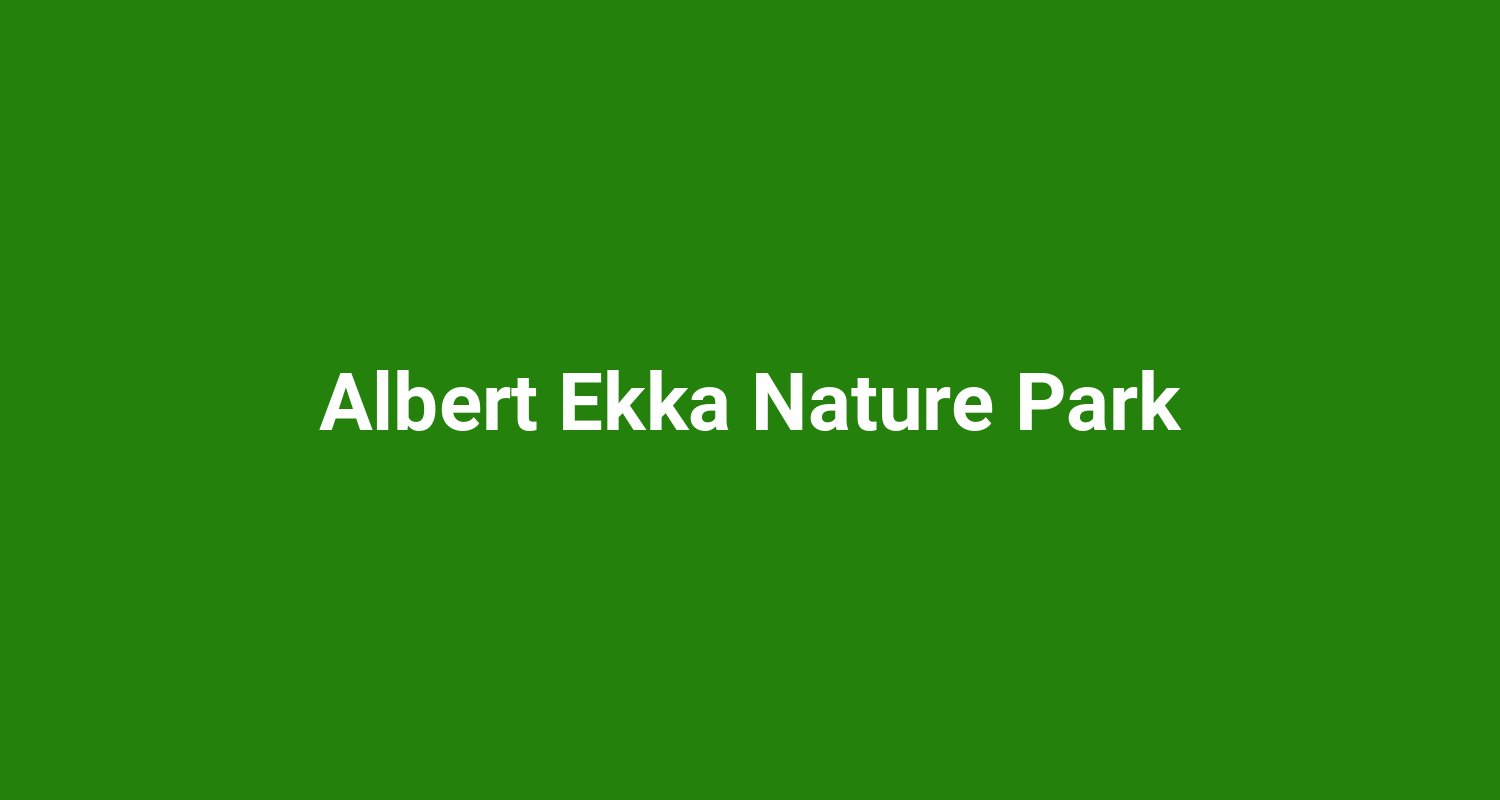 Albert Ekka Nature Park