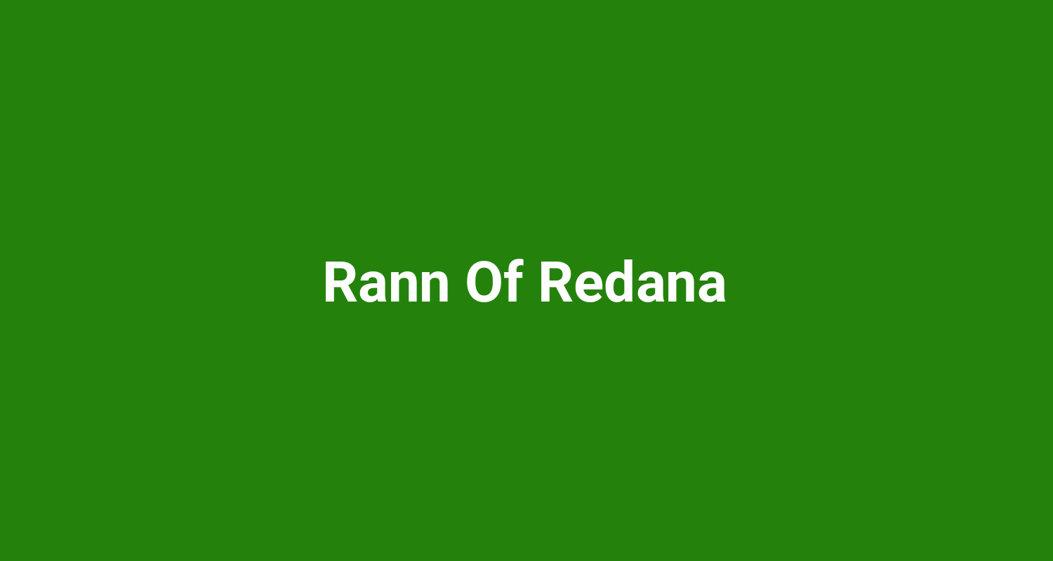 Rann Of Redana