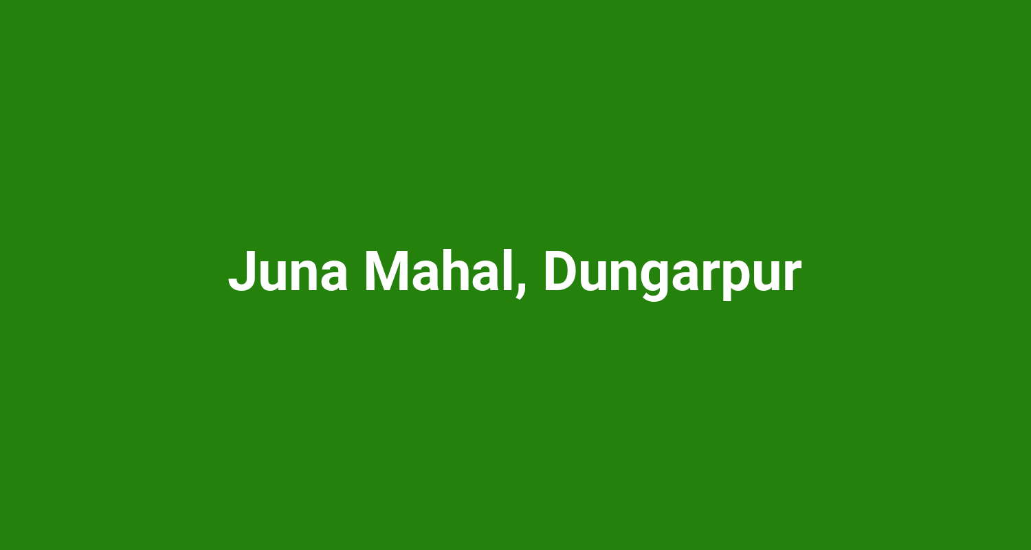 Juna Mahal Dungarpur