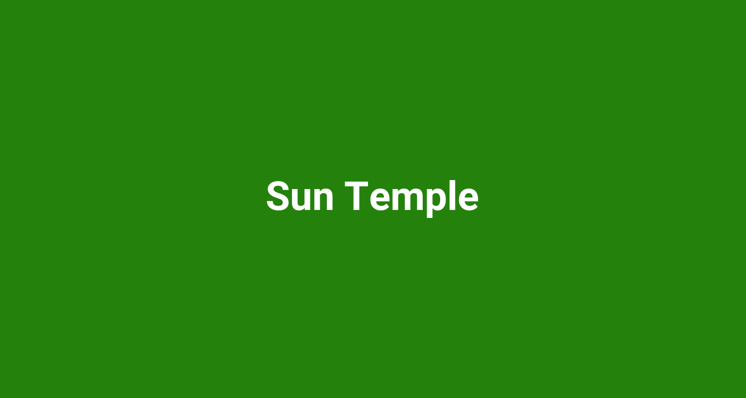 Sun Temple