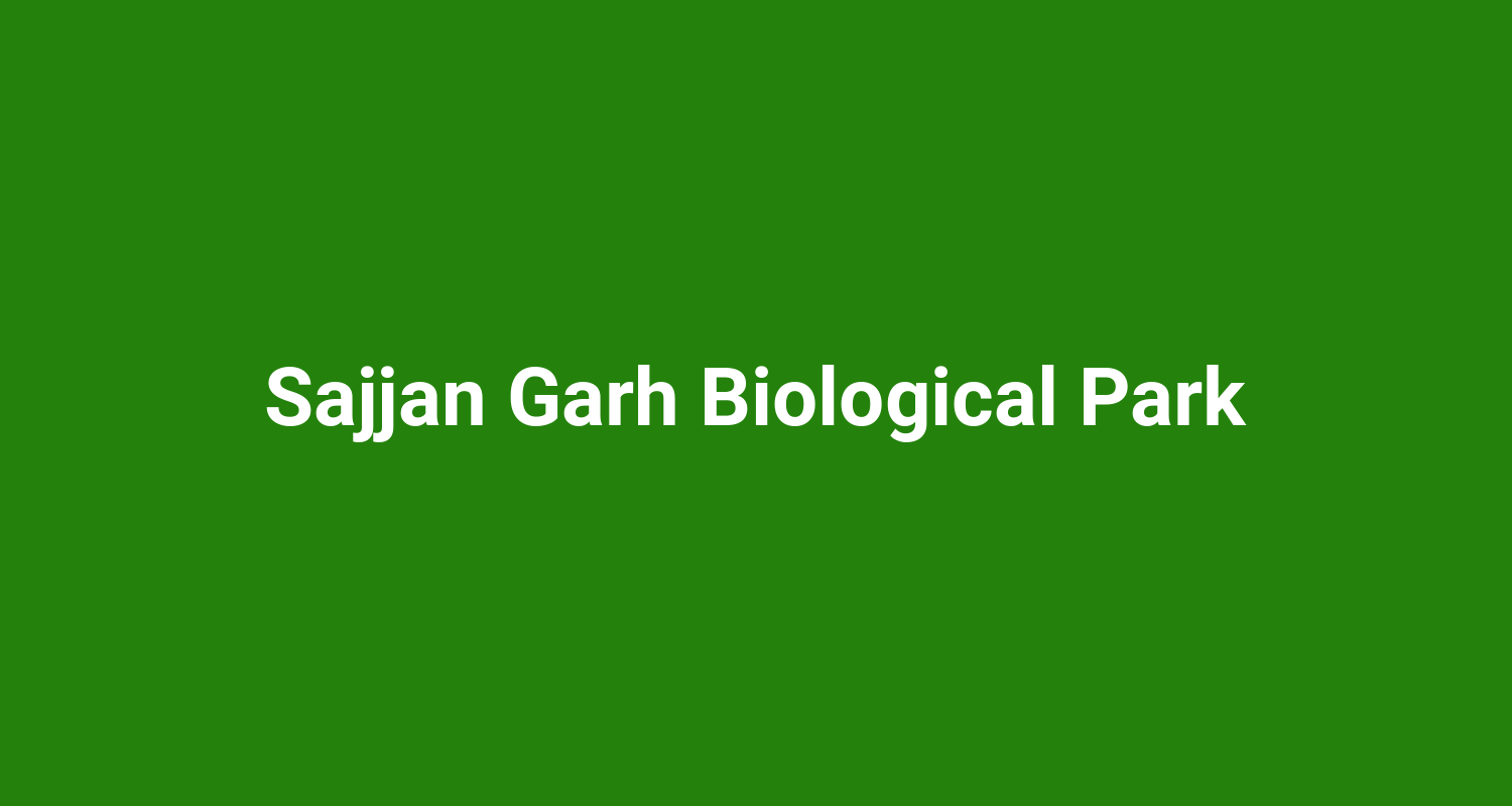 Sajjan Garh Biological Park