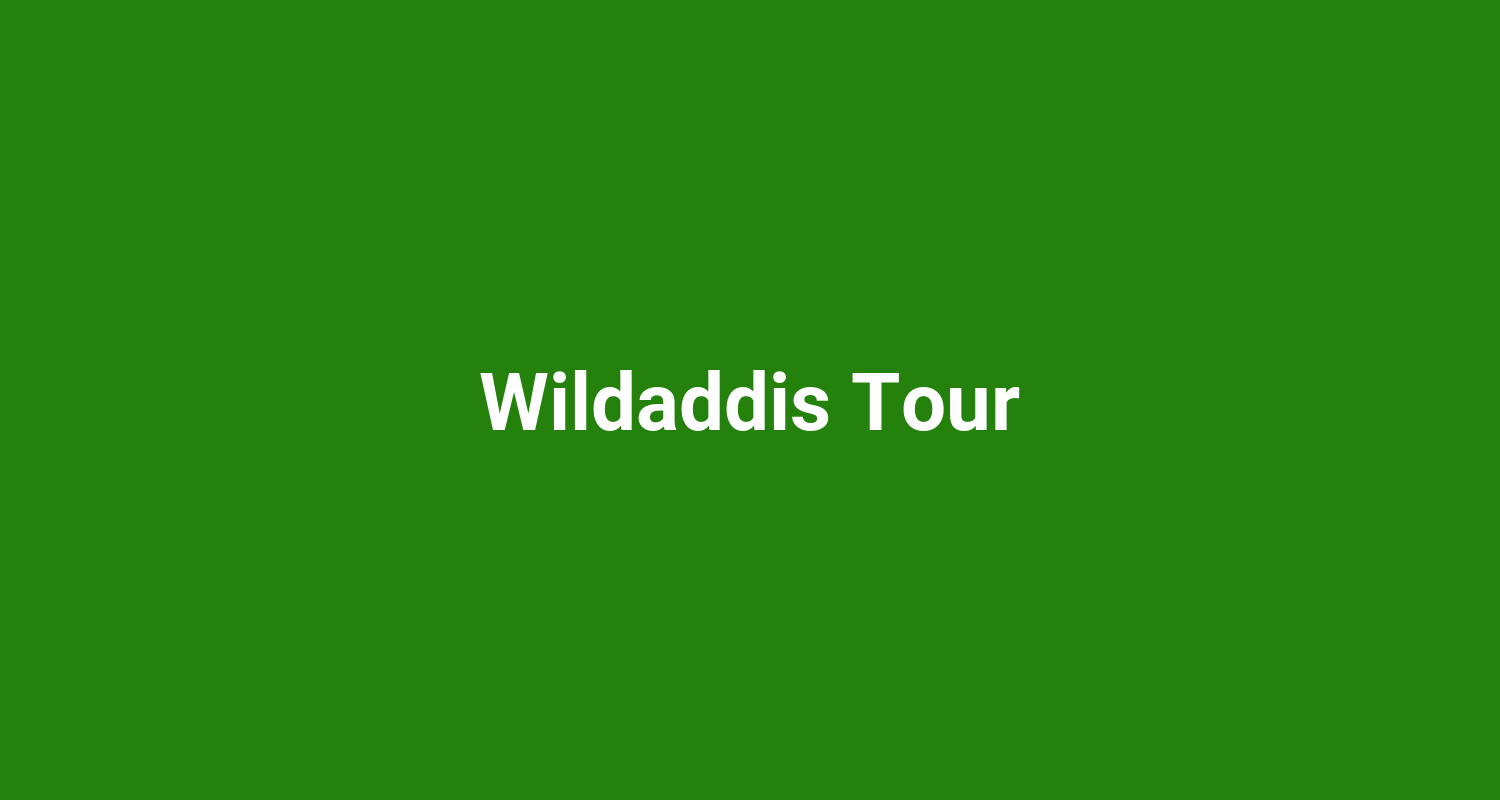 Wildaddis Tour