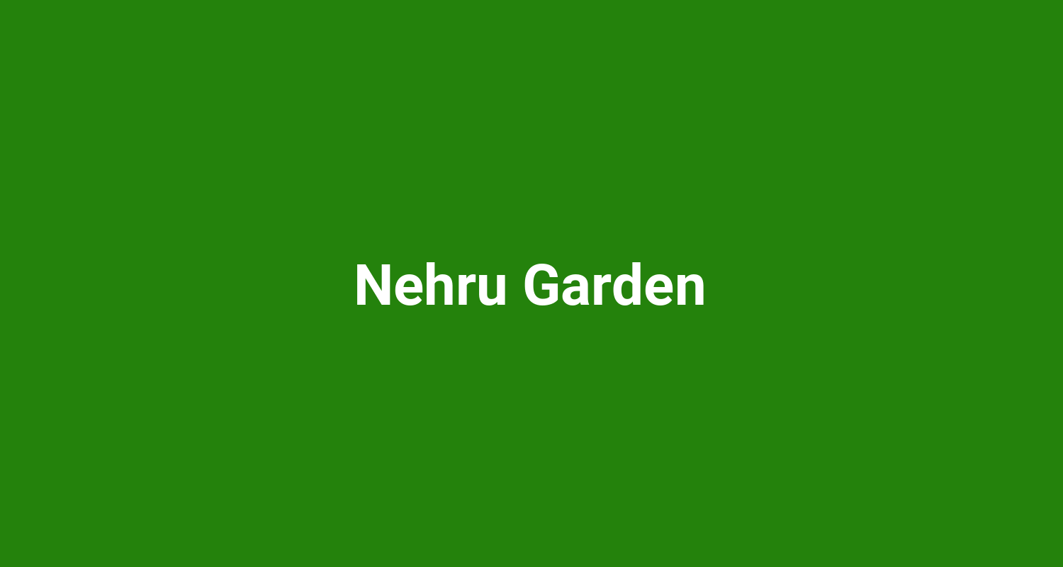 Nehru Garden