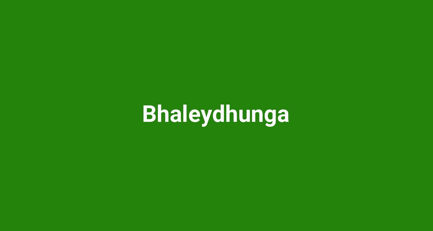Bhaleydhunga