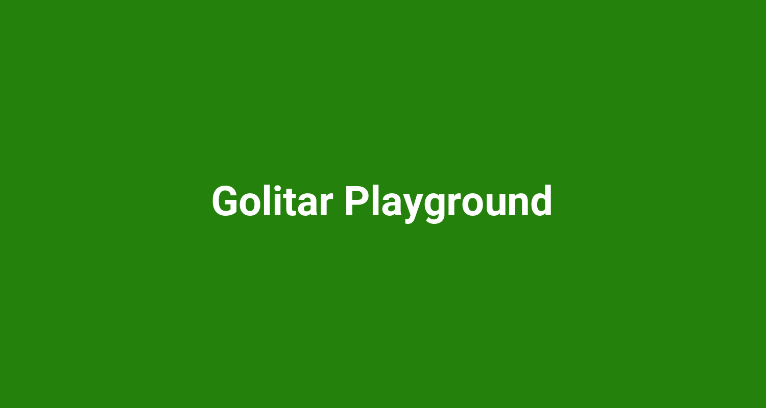Golitar Playground