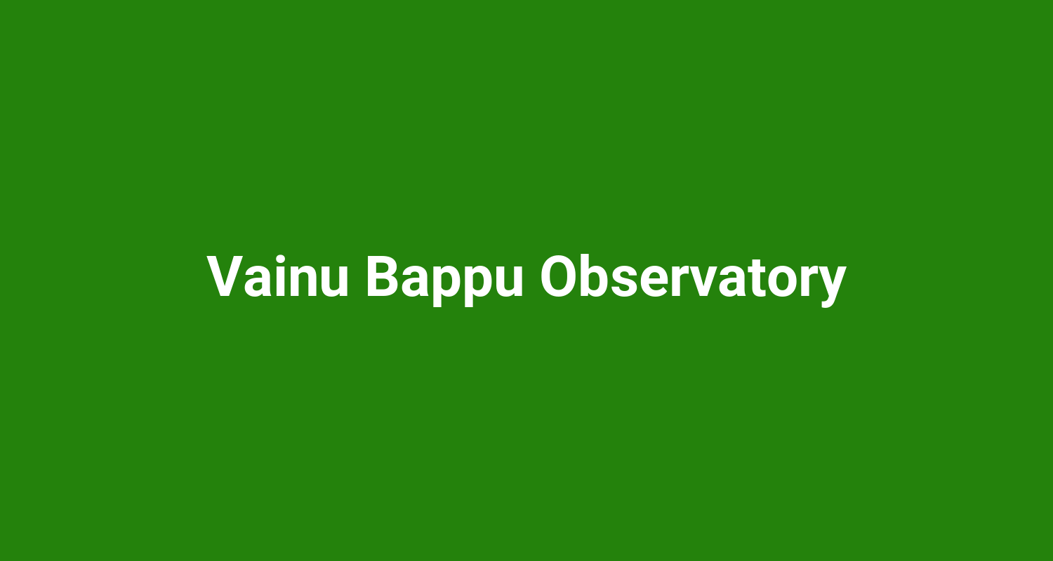 Vainu Bappu Observatory