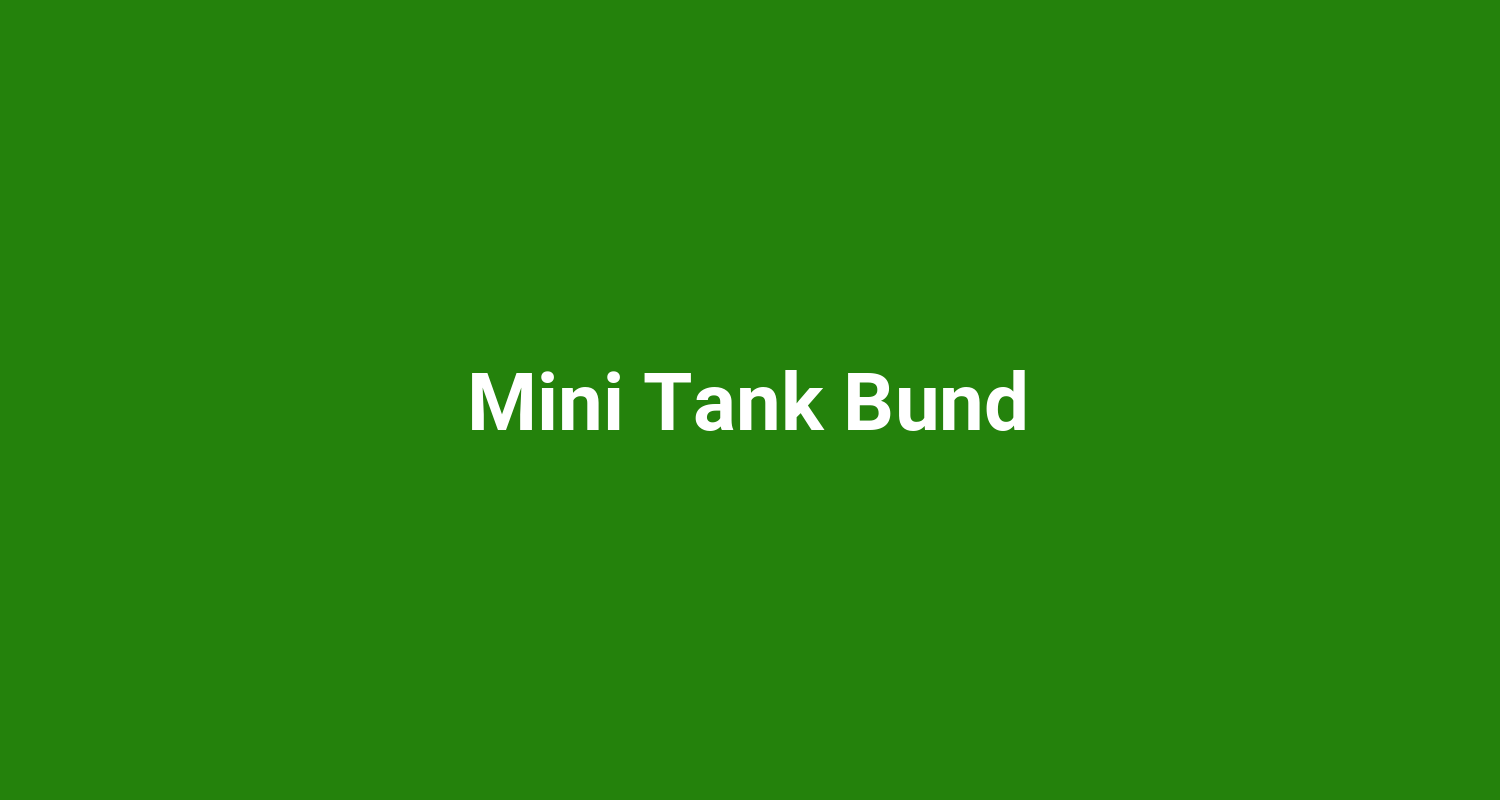 Mini Tank Bund