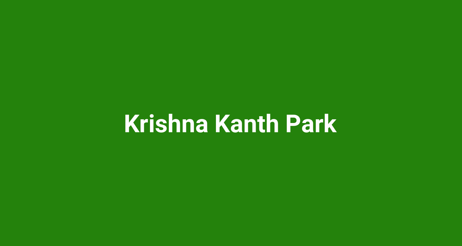 Krishna Kanth Park
