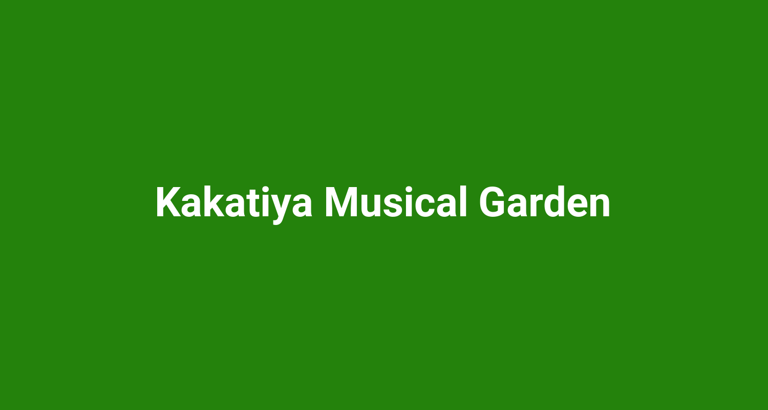 Kakatiya Musical Garden