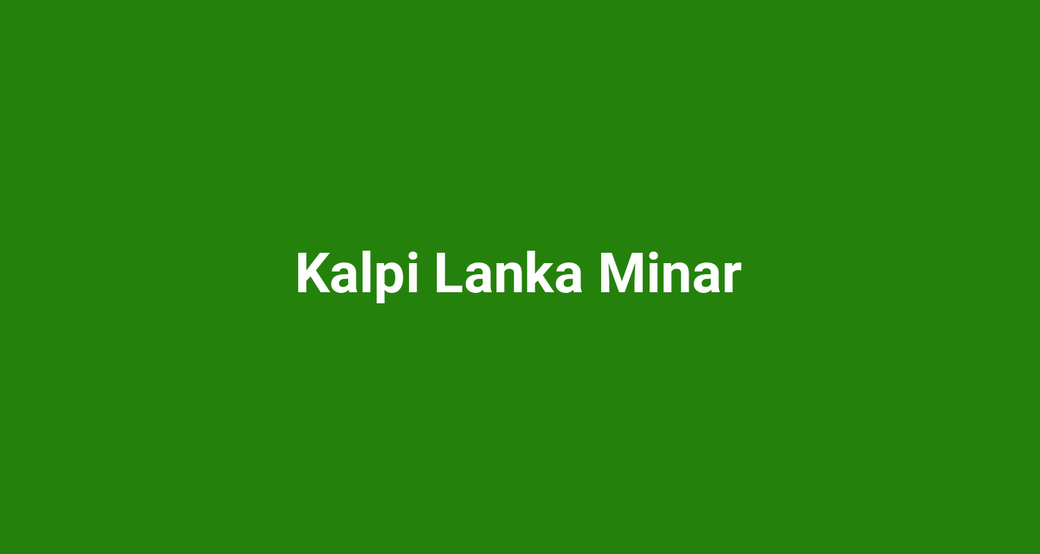 Kalpi Lanka Minar