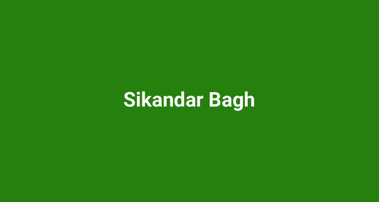 Sikandar Bagh