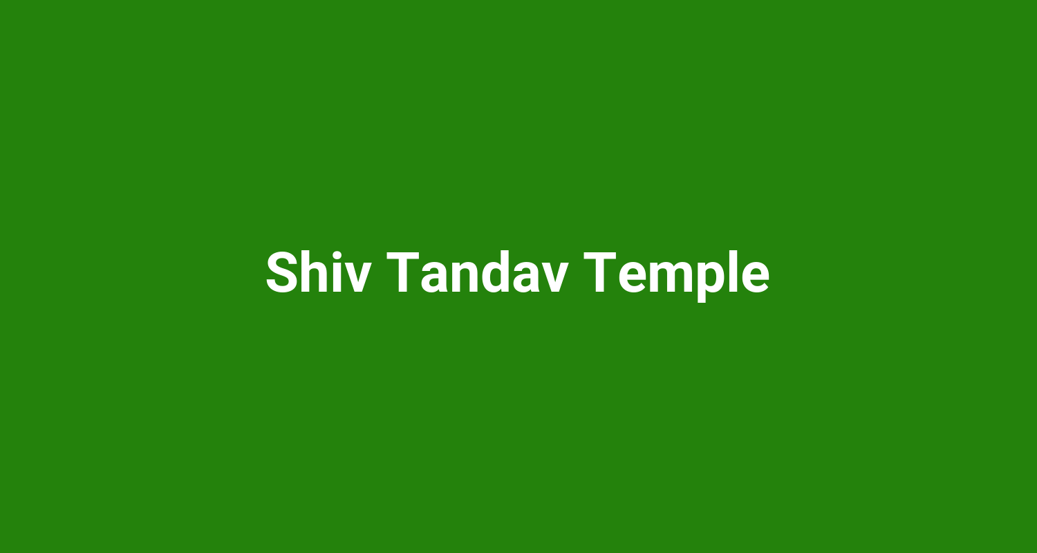Shiv Tandav Temple