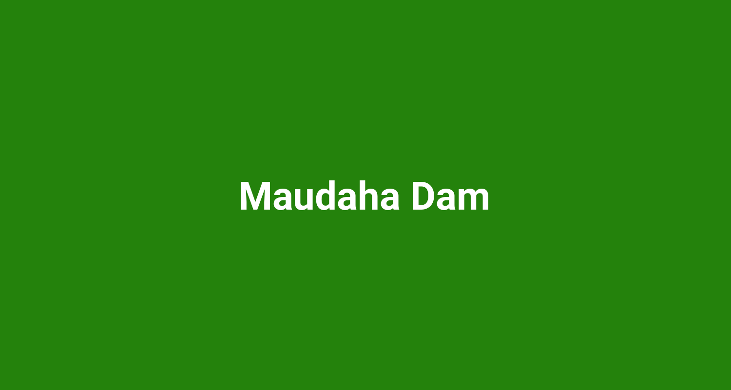 Maudaha Dam