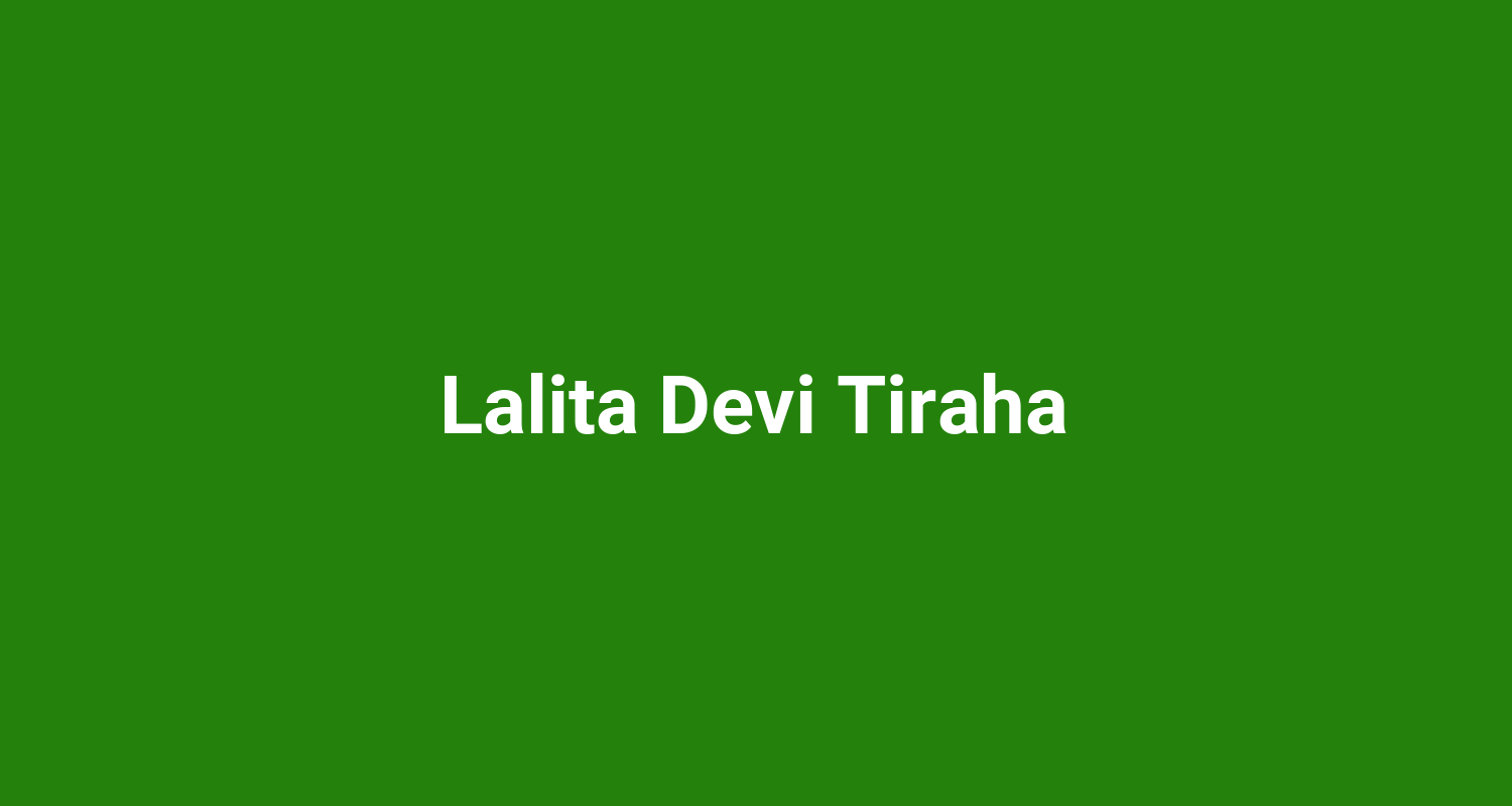 Lalita Devi Tiraha