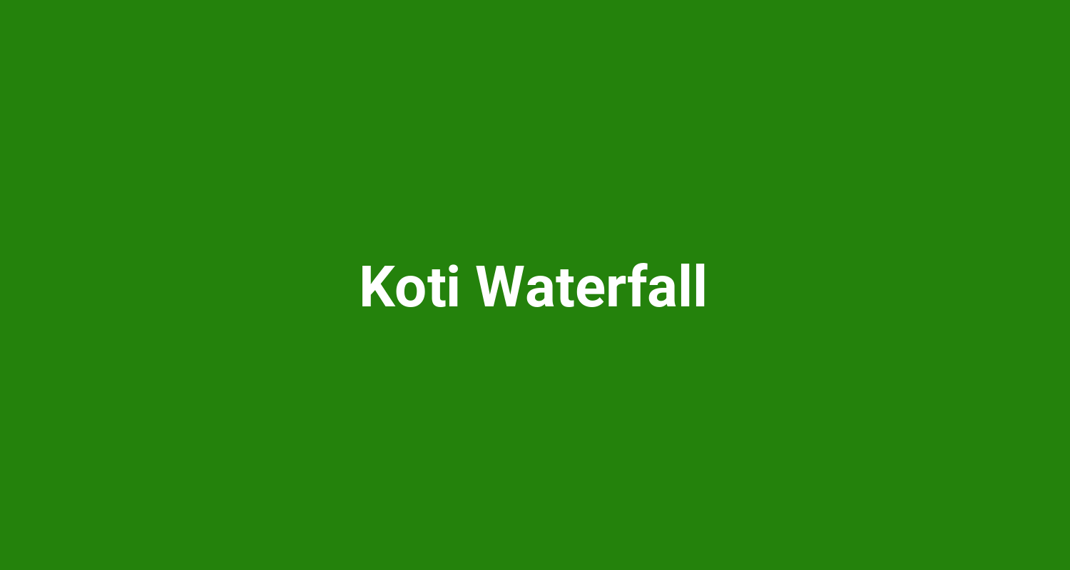 Koti Waterfall