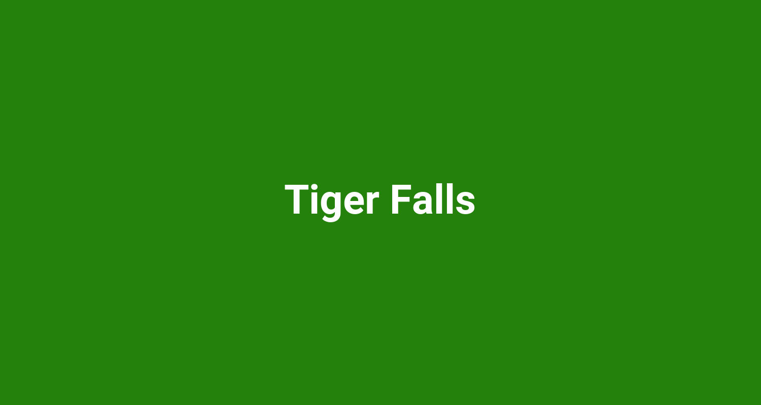 Tiger Falls