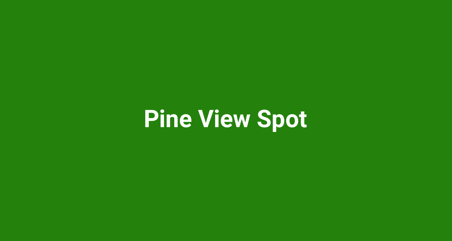 Pine View Spot