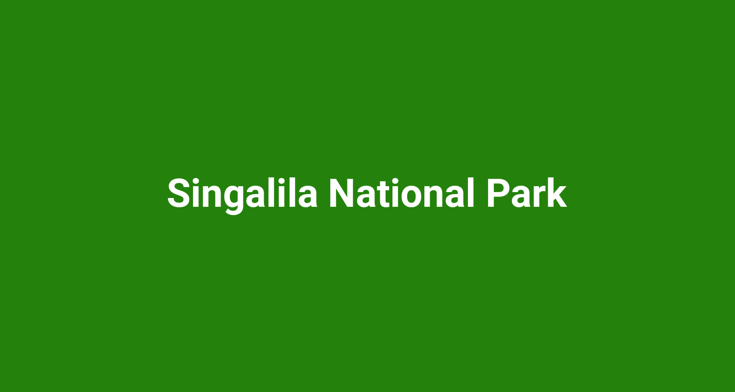 Singalila National Park