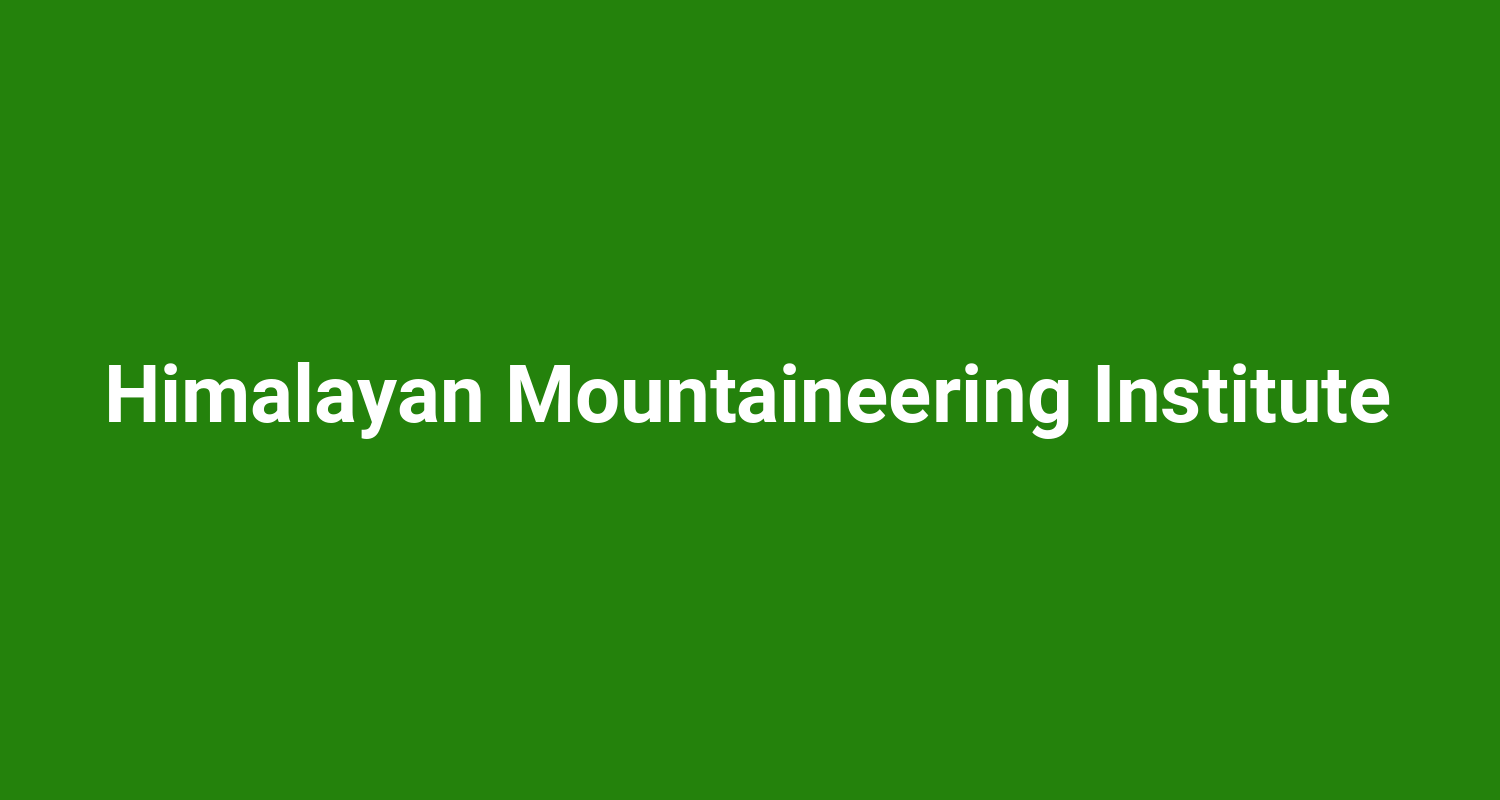Himalayan Mountaineering Institute