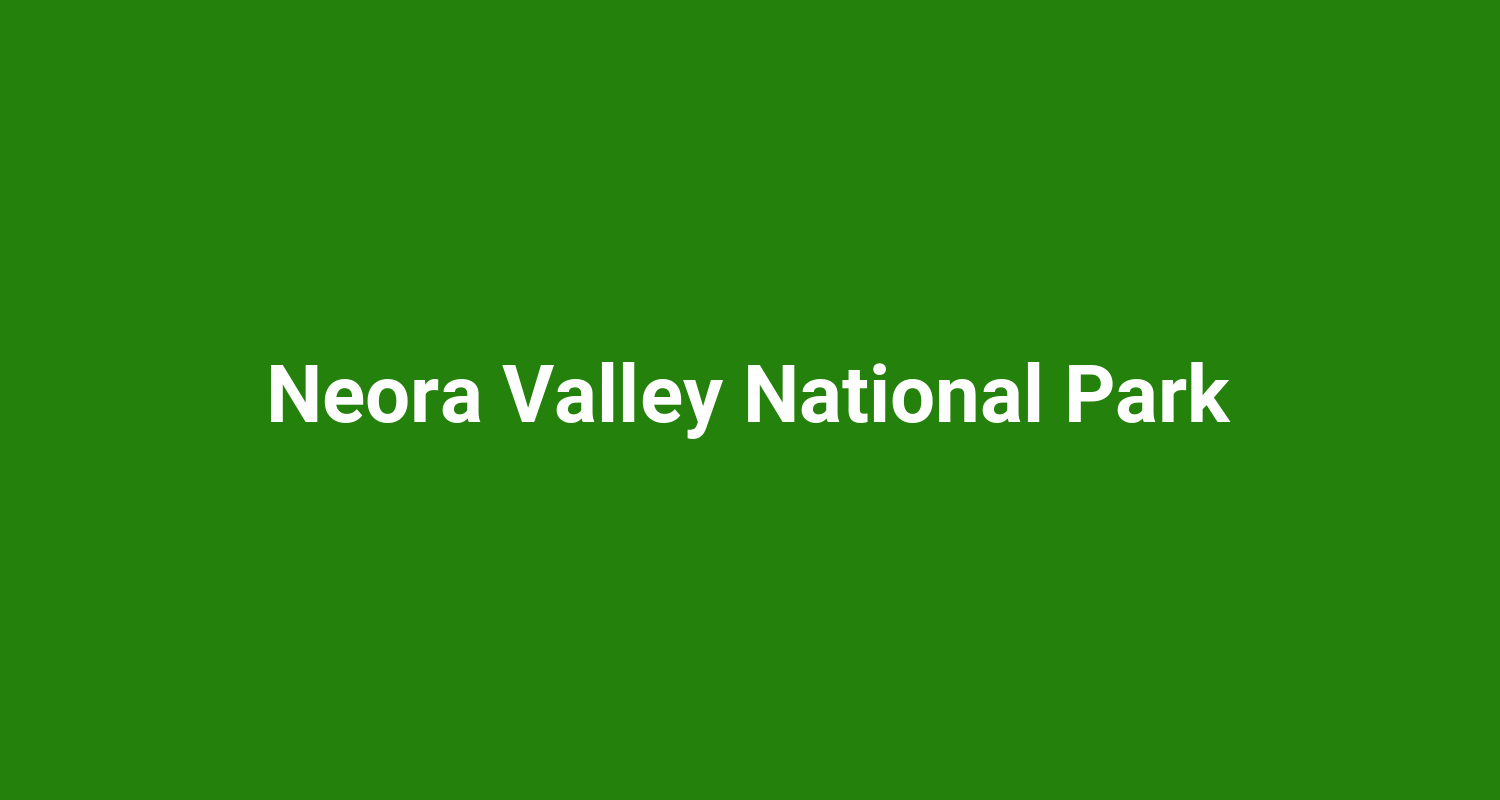 Neora Valley National Park