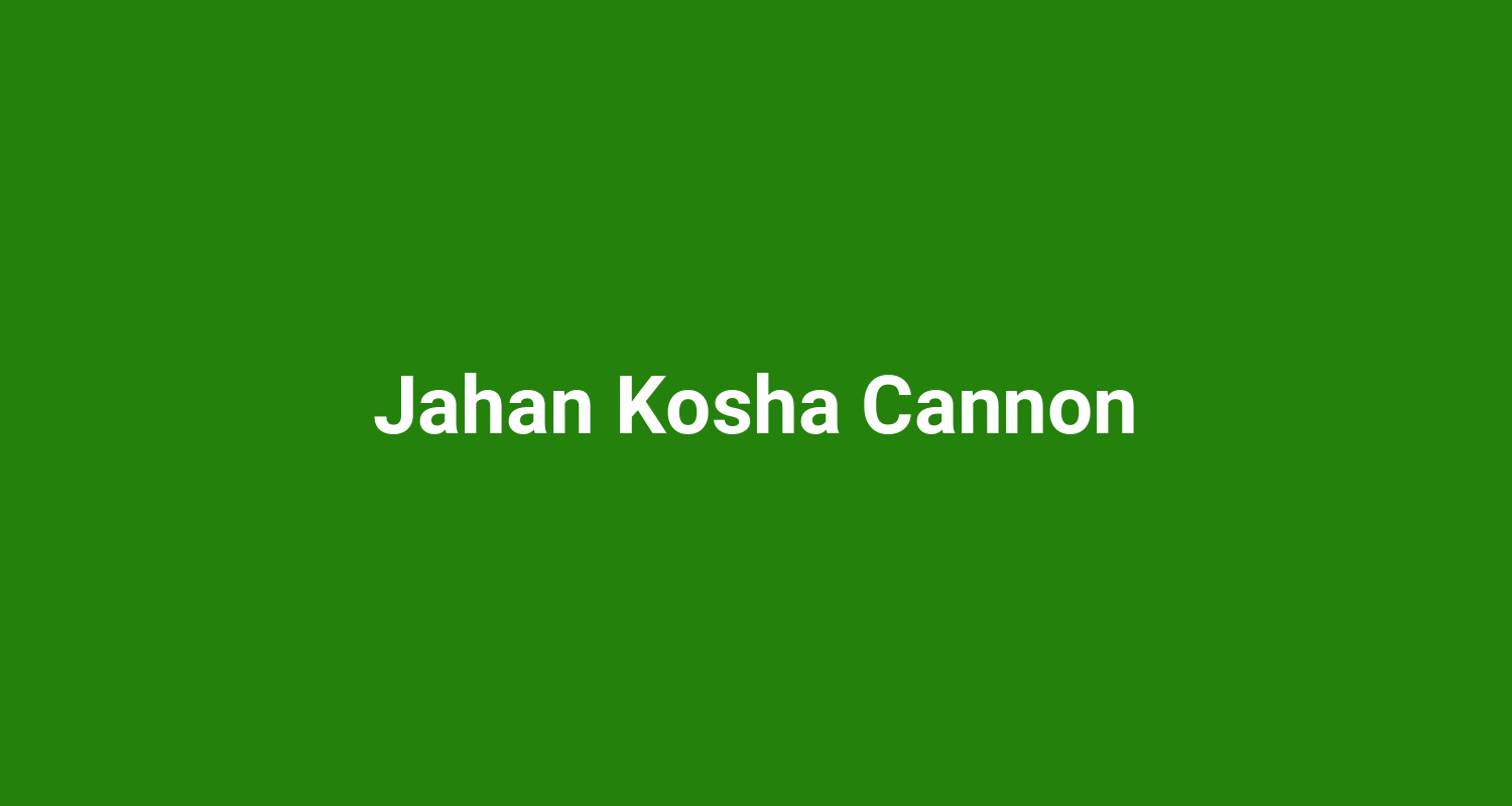 Jahan Kosha Cannon