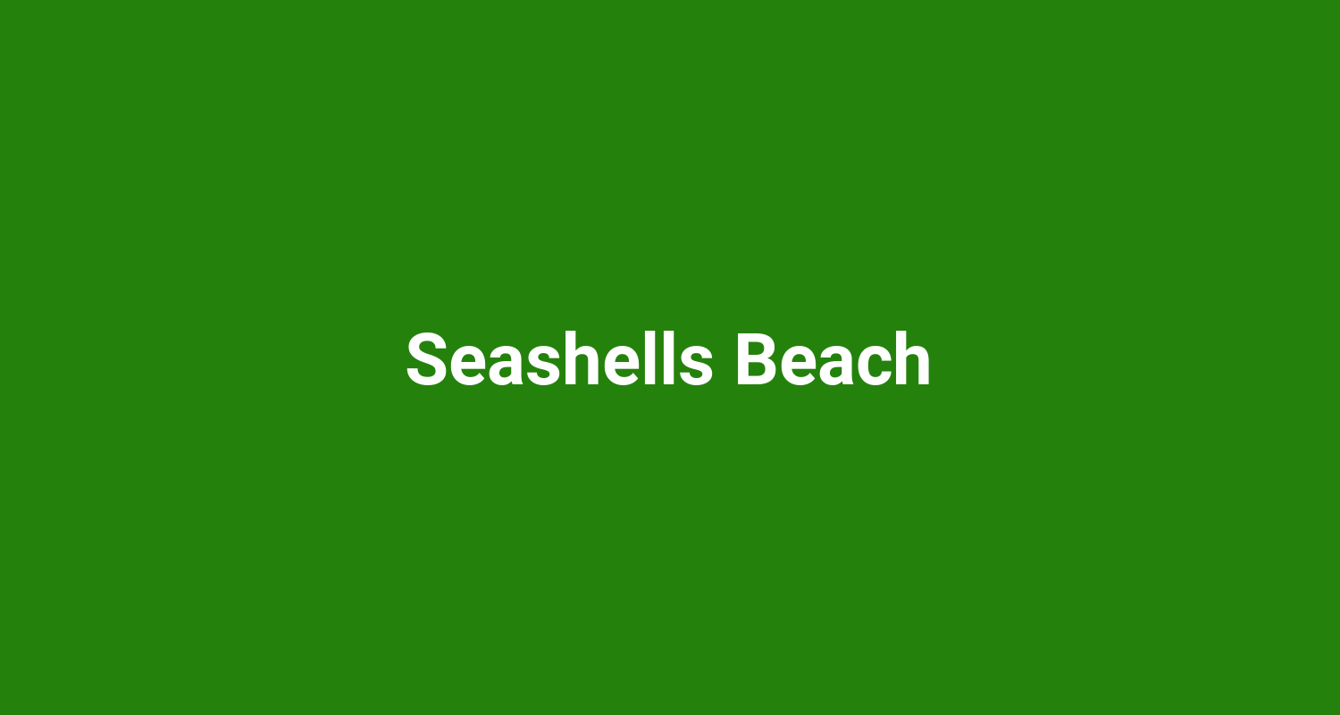 Seashells Beach